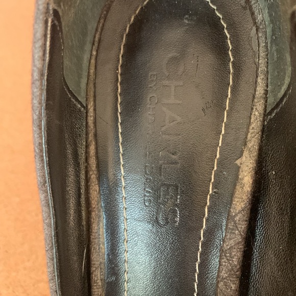 Charles by Charles David Grey Heels Vibram Sole 6 1/2 - Picture 4 of 10
